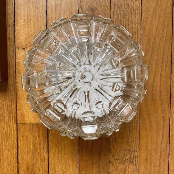 Image 1 of lampada da parete o da soffitto in vetro a oblò minimalista