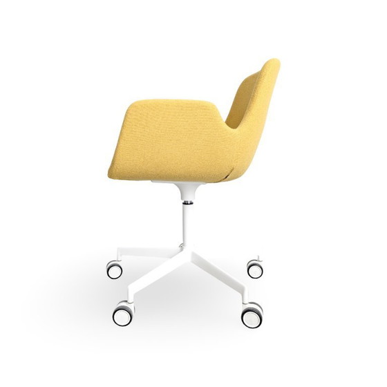 Image 1 of Set van 5 originele S131 Lapalma stoelen met armleuningen van Hee Welling-stof.