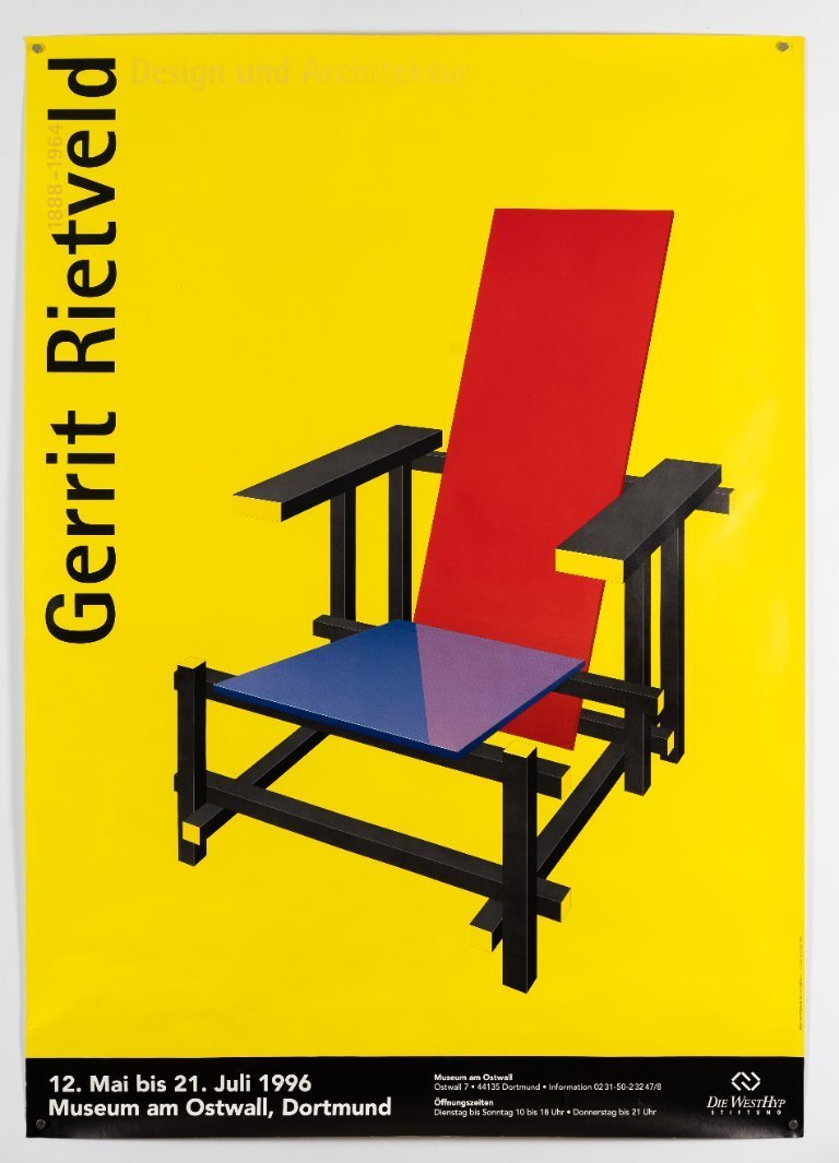 その他 ARCHITECTS TRADING CARDS GERRIT RIETVELD Gerrit Rietveld Exhibition – 1996 – Original Vintage Exhibition