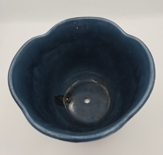 Cachepot Maiolica Barbotine Cacatua Art Nouveau – Vasi per piante, Ceramic (photo 4 of 5)