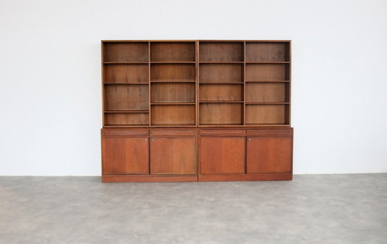 Image 1 of Bibliothèque double suédoise vintage