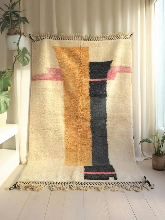 Tapis berbère traditionnel en laine naturelle 2.5x1.5 m – Wool (photo 2 of 6)