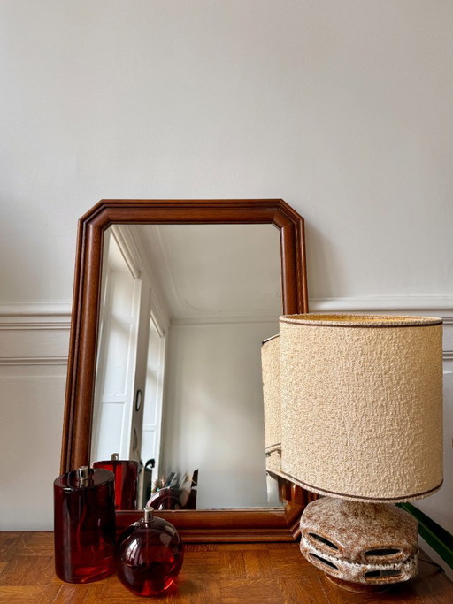 Miroir en bois ancien