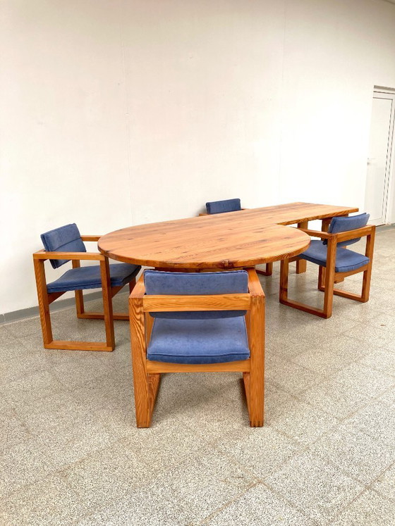 Image 1 of Ensemble de salle à manger complet Ate van Apeldoorn, design vintage