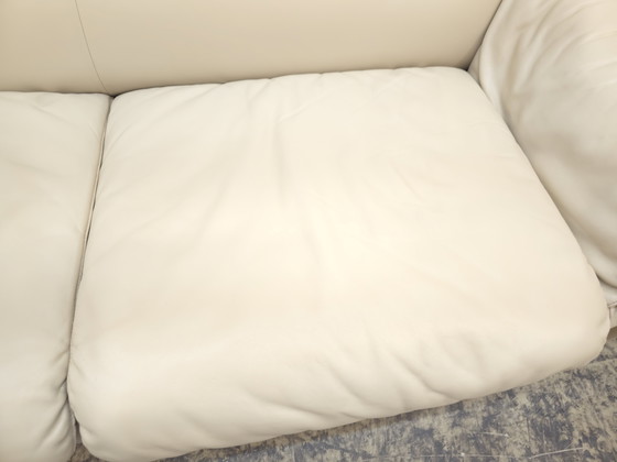 Image 1 of Canapé design en cuir De Sede ds 2011, canapé deux places beige