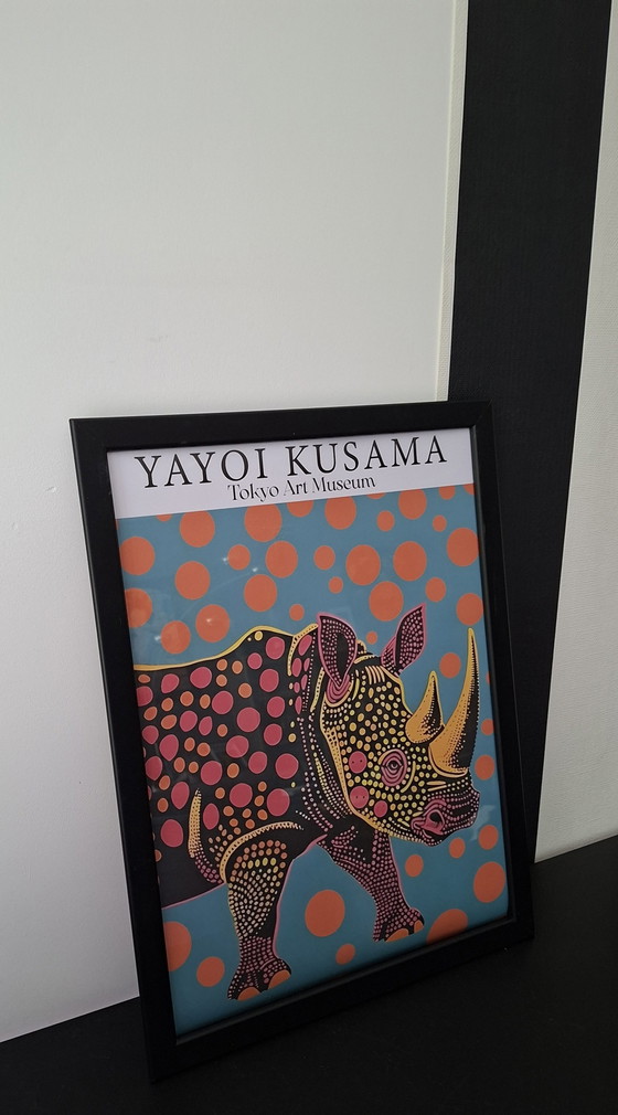 Yayoi Kusama Lámina Artística Original Enmarcada – Láminas artísticas, Glass, Paper (photo 5 of 5)