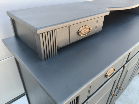 Image 1 of Dark gray sideboard