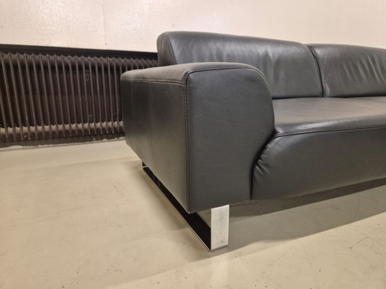 Image 1 of Montel Romero - Hoekbank - Zwart - Leer - Design - Sale