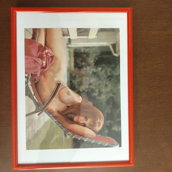 Originele tijdschriftfoto uit 1968 – Ingelijste vintage glamourkunst – Fotolijsten, Paper, Plastic (photo 5 of 6)
