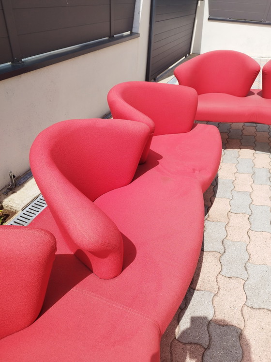Image 1 of 2 moderne banken met 5 zitplaatsen