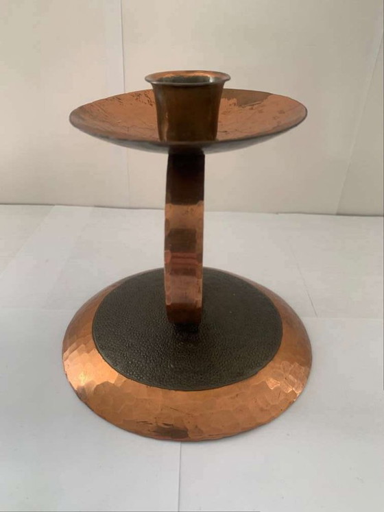 Image 1 of Hans Przyrembel Lipsia Candeliere Portacandele in rame Bauhaus Art Deco Marianne Brandt Alfred Lipovec