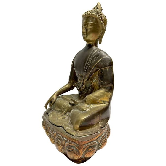 Buda principios del siglo XX bronce – Sino-Tibetano – Bhumisparsha mudra – lote 476 – Esculturas, Bronze (photo 8 of 10)