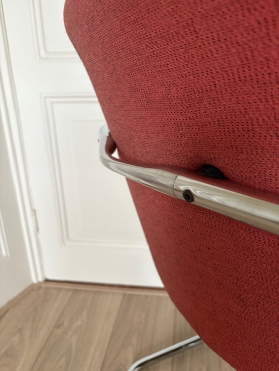 Image 1 of Lande Cole Modus Design Chairs - Chrome Sled Frame Set of 2