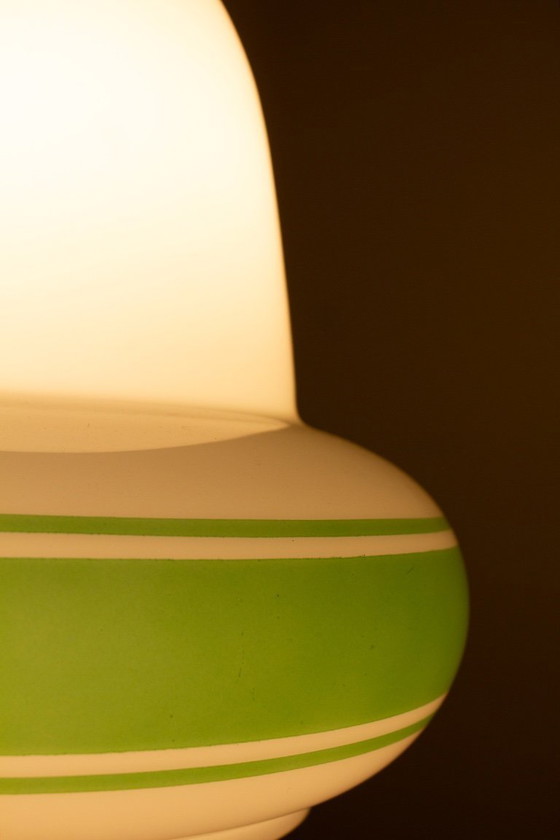 Image 1 of Lampada a sospensione vintage in stile Art Déco italiano degli anni '50