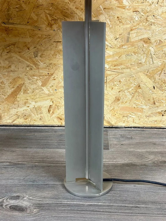 Image 1 of 2x 60er 70er Jahre XL Tischlampe Tischleuchte Aluminium Metall Space Age Design