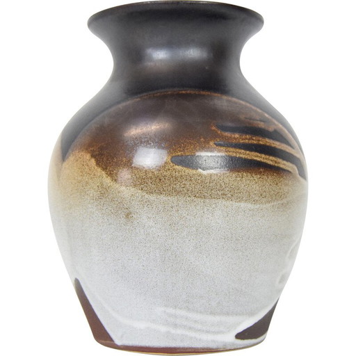 Vase décoratif en céramique du milieu du siècle, Tchécoslovaquie années 1960