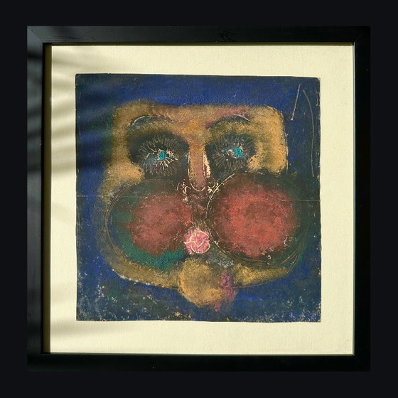 Image 1 of Russian expressionist portrait from the 1970s