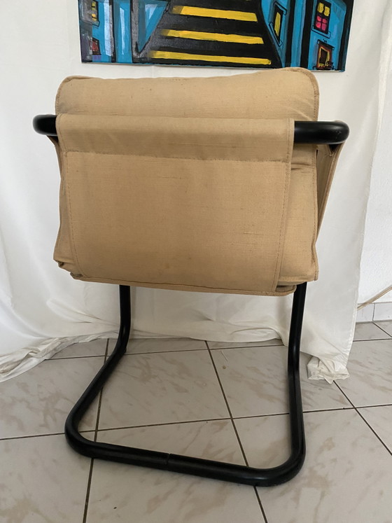 Kadett Stoel van Thomas Jelinek voor Ikea 1973 – Eetkamerstoelen, Metal, Textile (photo 3 of 10)