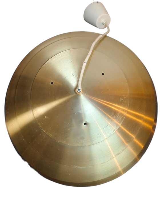 Image 1 of Hans-Agne Jakobsson Markaryd T-325/450 – Lampada a sospensione in ottone Svezia