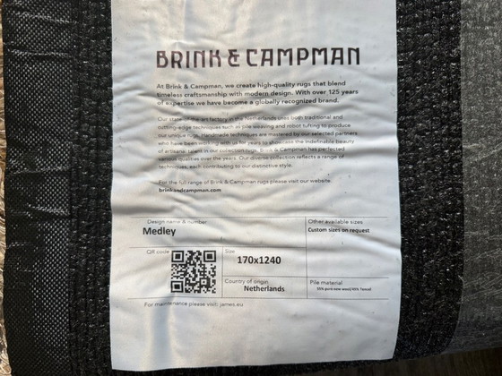 Brink & Campman Medley Beige, Exklusive Design-Teppiche, Teppiche & Läufer, Wolle, Grün (Foto 8 von 9)