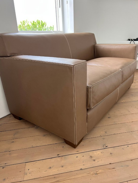 Image 1 of Authentic Hermes 2 seater leather sofa 