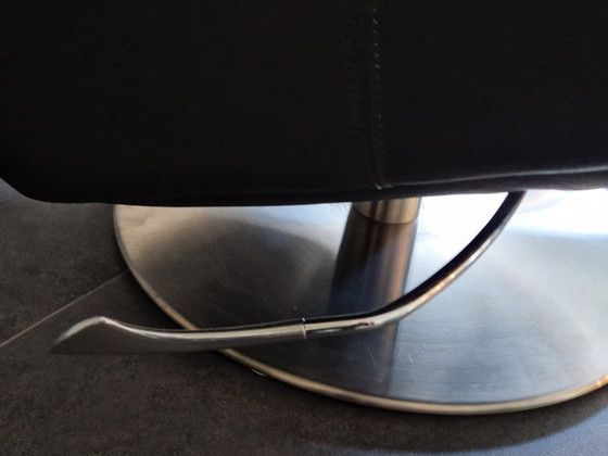 Image 1 of Poltrona girevole in pelle Leolux Cece