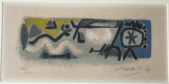 Image 1 of CORNEILLE (1922-2010) Abril en París 2(1987) serigrafía