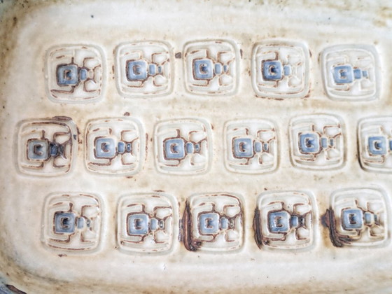 Image 1 of Ciotola Midcentury Royal Copenhagen di Jørgen Mogensen | Ciotola in gres brutalista Scarabeo Decor | Ceramica danese