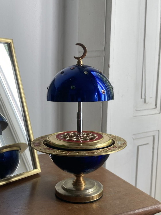 Portasigarette pianeta blu con zodiaco – Oggetti decorativi, Metallo (photo 2 of 8)