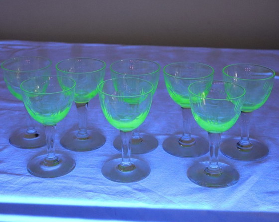 Image 1 of Uranium Aperitief Glazen Val Saint Lambert