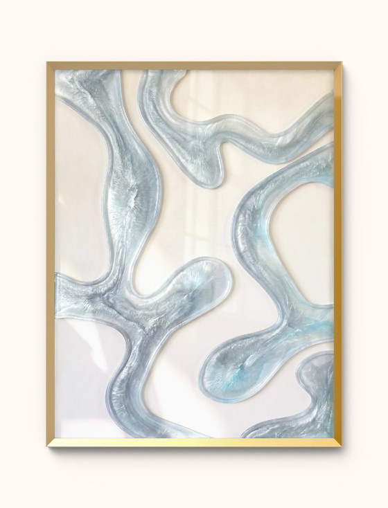 Image 1 of Acrylic Glass Artwork - 180x120 cm - Frozen Pearl Ice (Ori, 1983)