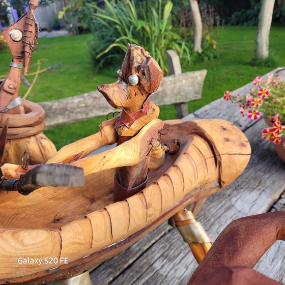 Image 1 of Obra de arte en madera - Criaturas de barco