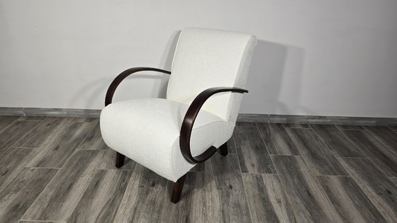 Image 1 of Art Deco Lounge Chair by Jindrich Halabala, 1940s