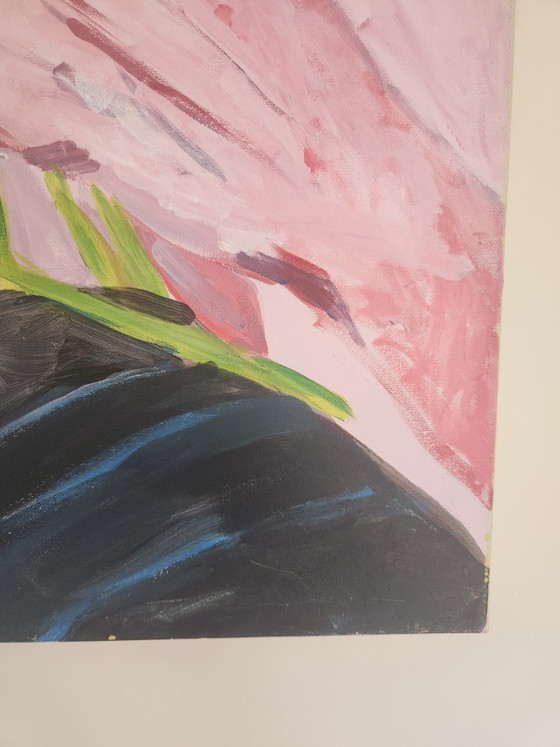 Image 1 of Original Painting 'Klone Alone' (2023) – Beautiful Figurative Work (80x60 cm)