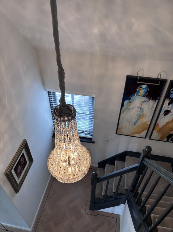 Lampadario Antico Sac De Perle – Crystal, Metal (photo 6 of 11)