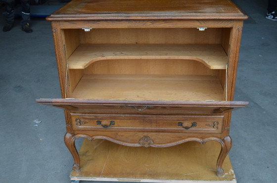 Vintage Chest Of Drawers (1970s/80s) – Metal, Wood (photo 6 of 8)