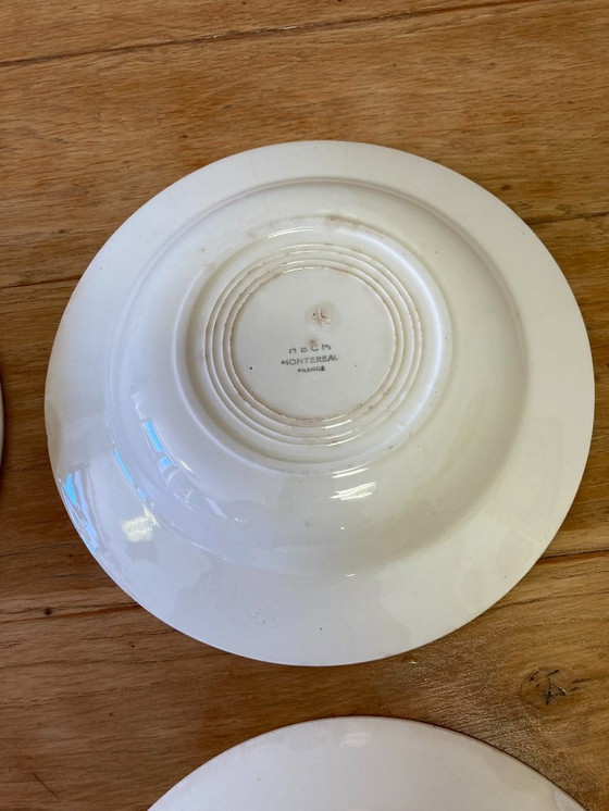 Image 1 of Set of 4 vintage "Montereau" plates