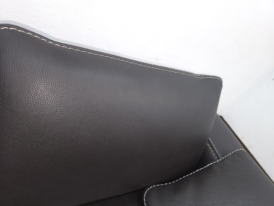 Image 1 of Sofá grande Roche Bobois, sofá de diseño, sofá de cuero marrón