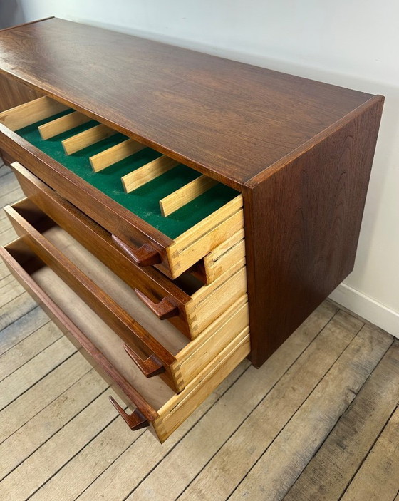 Image 1 of Vintage Scandinavian teak sideboard, 1970s