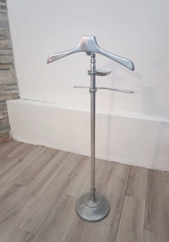 Image 1 of Chrome-plated metal valet stand, France, 1960s