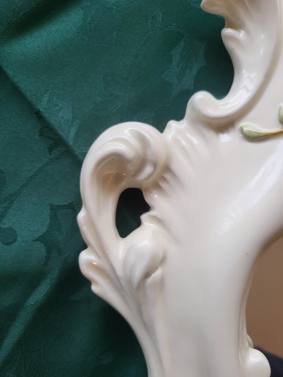 Image 1 of Specchio in ceramica La Farnesiana Parma, Italia, 1950