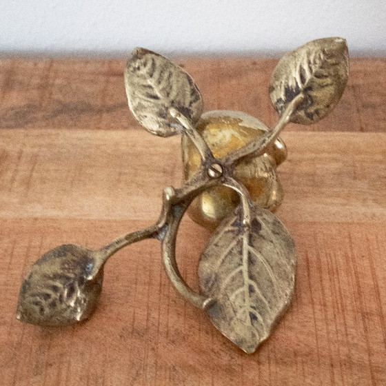 Image 1 of Boîte à pommes en laiton vintage