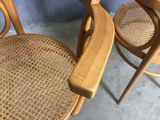 Image 1 of Thonet 233 replicas bentwood webbing vintage