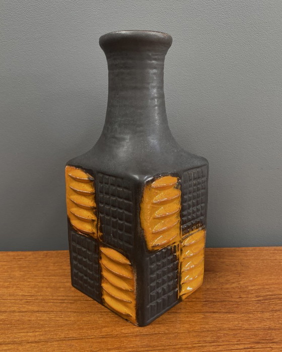 Image 1 of Jarrón marrón y naranja de Carstens modelo 7444-25 West Germany Pottery