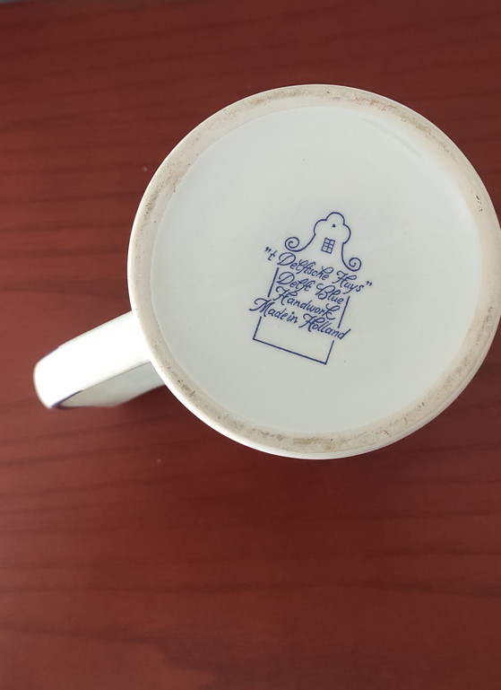 Image 1 of Set aus 2 Heineken-Bierkrügen in Delfter Blau, 1978