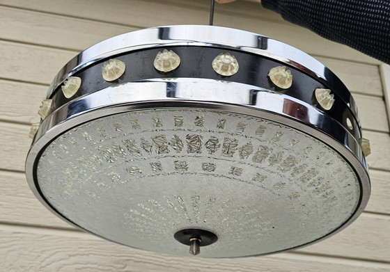 Image 1 of Beautiful vintage Space Age pendant lamp from Philips 70s, 44cmø.