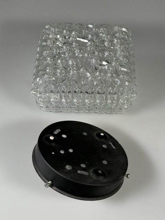 Plafoniera o lampada da parete anni '60 '70 Bubble Glass Germany Space Age Design – Plafoniere, Metallo (photo 15 of 17)