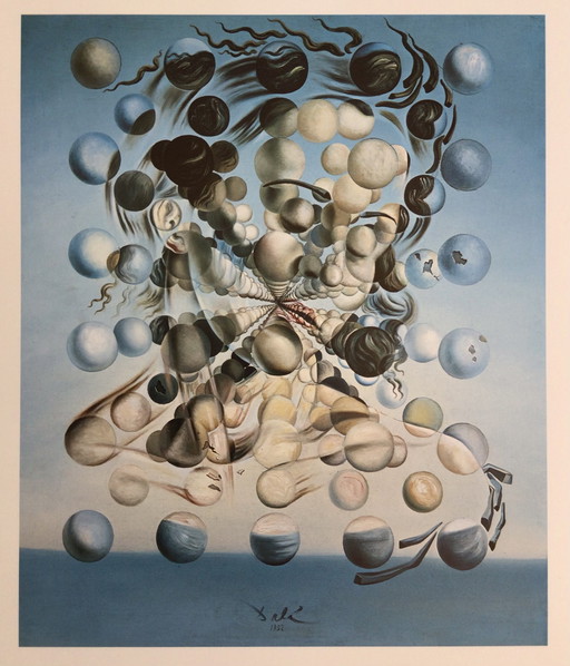 Salvador Dali, Galatea de las esferas, offset print 1979