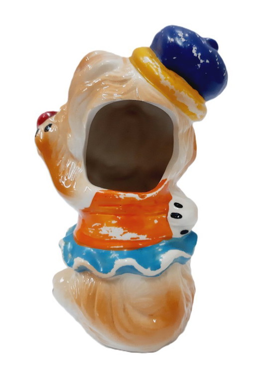 Image 1 of Porcelain figurine of a dog - hollow trinket box