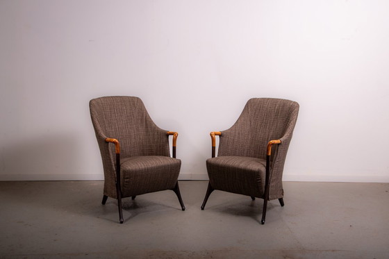 Image 1 of Conjunto de 2 sillones Progetti de Umberto Asnago para Giorgetti